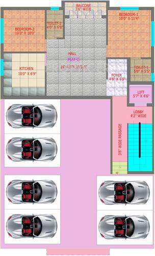 Images for Cluster Plan of CC Bharatham Enclave