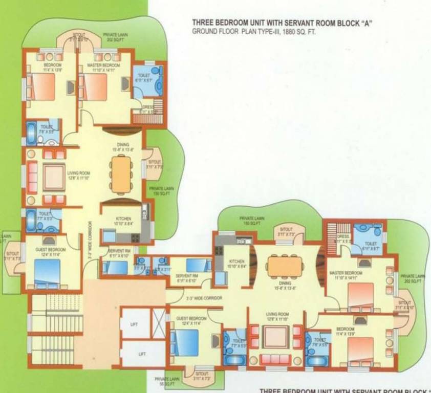  golf gardenia Block A Cluster Plan