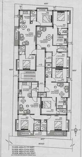 Images for Cluster Plan of Sri Rachana Apartment