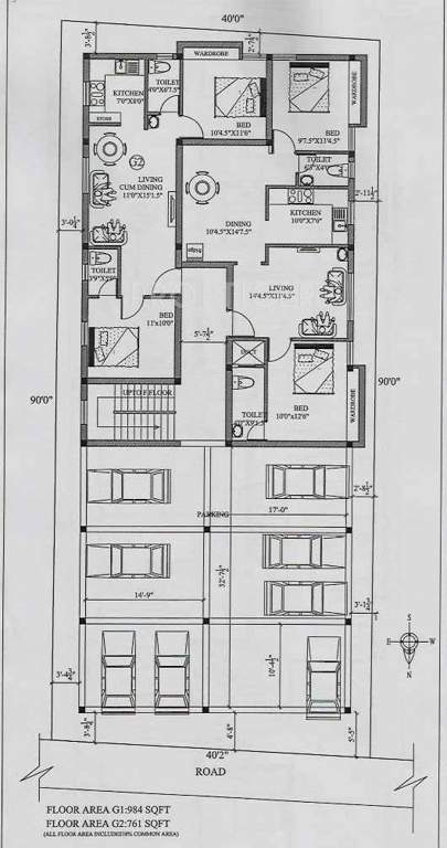 Images for Cluster Plan of Sri Rachana Apartment