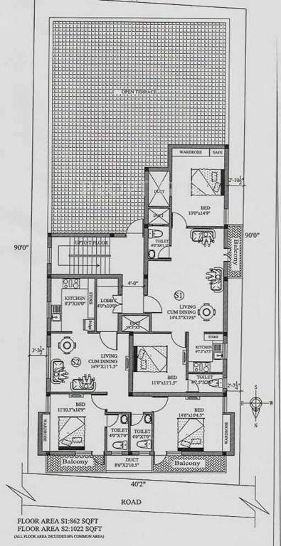 Images for Cluster Plan of Sri Rachana Apartment