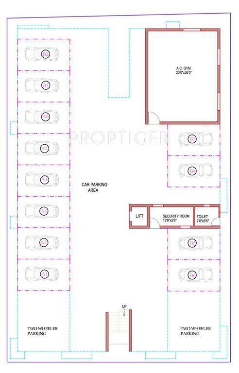 Antony Associates Der Haus Ground Floor Cluster Plan