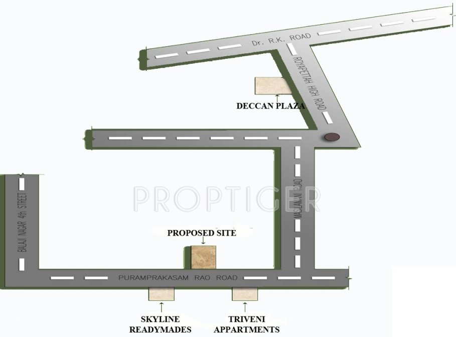 deccan estates samriddhi Location Plan