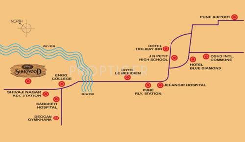  sherwood Images for Location Plan of Godrej Sherwood