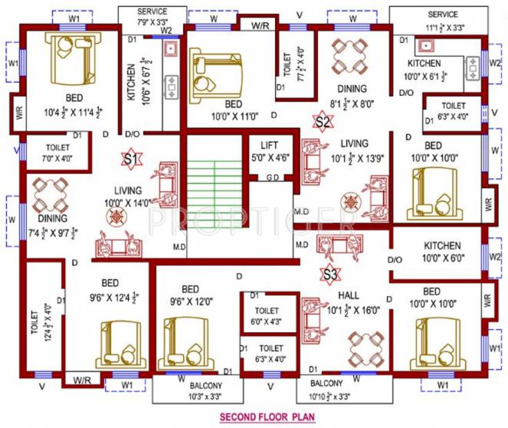 Images for Cluster Plan of Bhuvaneshwari MMTC Colony