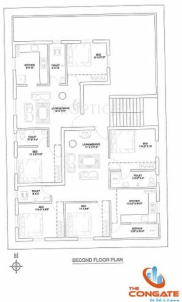 Images for Cluster Plan of Congate Apartments