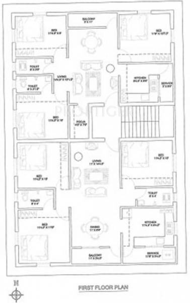 Images for Cluster Plan of Congate Apartments