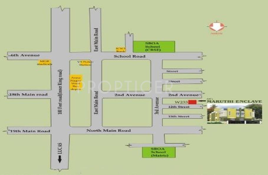 Images for Location Plan of ML Maruthi Enclave