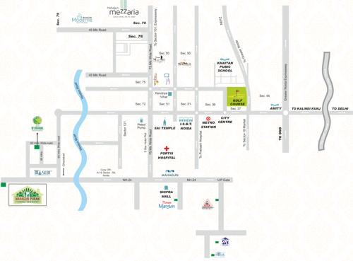  mahagunpuram-ii Images for Location Plan of Mahagun Mahagunpuram II