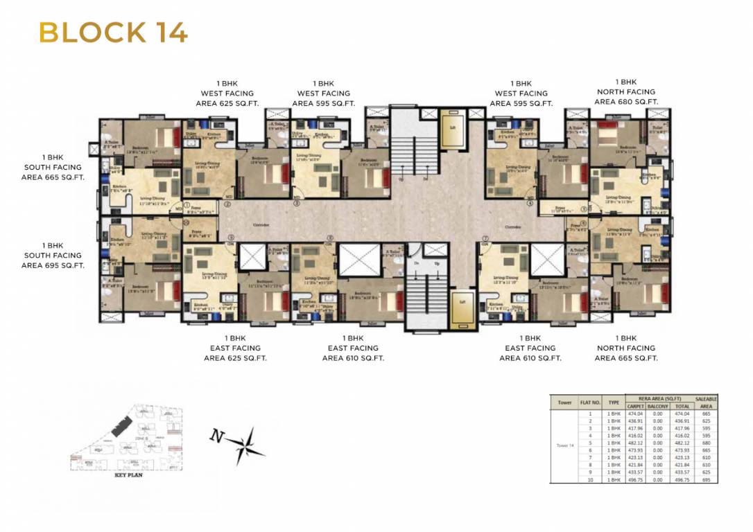 park 63 Block 14 Cluster Plan