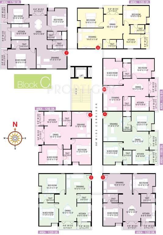  kens residency Images for Cluster Plan of SR Kens Residency