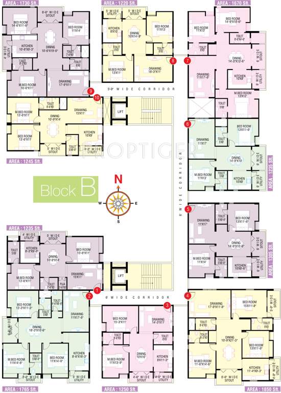  kens residency Images for Cluster Plan of SR Kens Residency
