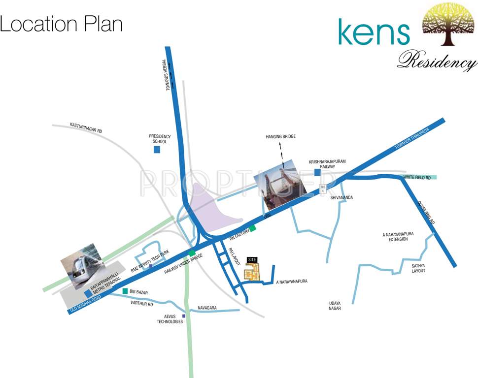  kens residency Images for Location Plan of SR Kens Residency