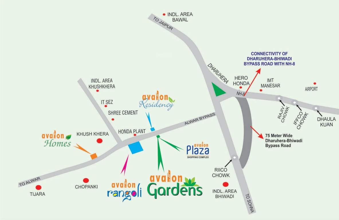 gardens Images for Location Plan of Avalon Gardens