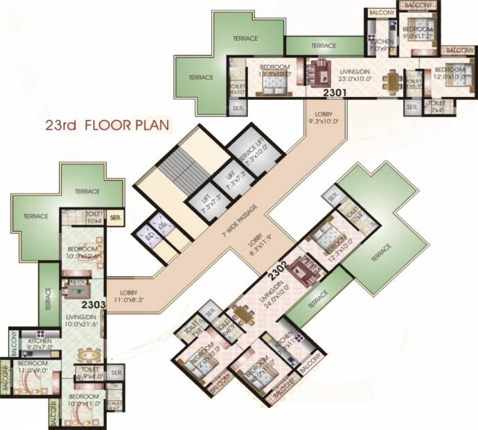 Images for Cluster Plan of Juhi Niharika Residency