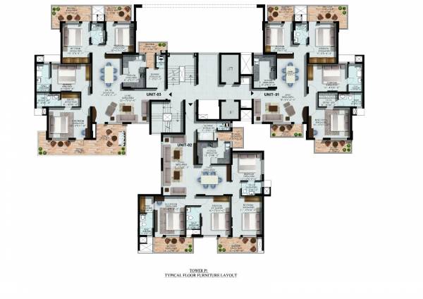  green-parc-petioles Wing P1 Cluster Plan