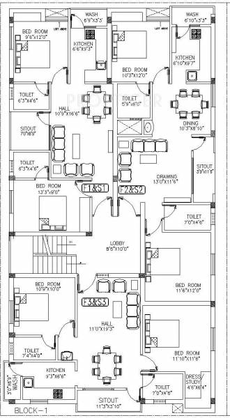 Images for Cluster Plan of Oliyas Green Court