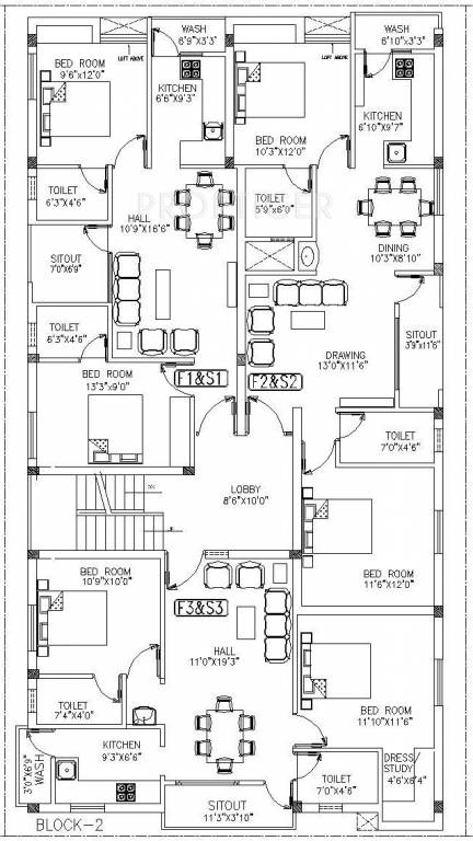 Images for Cluster Plan of Oliyas Green Court