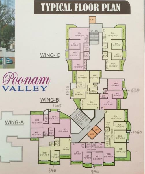  poonam-valley Typical Floor Plan