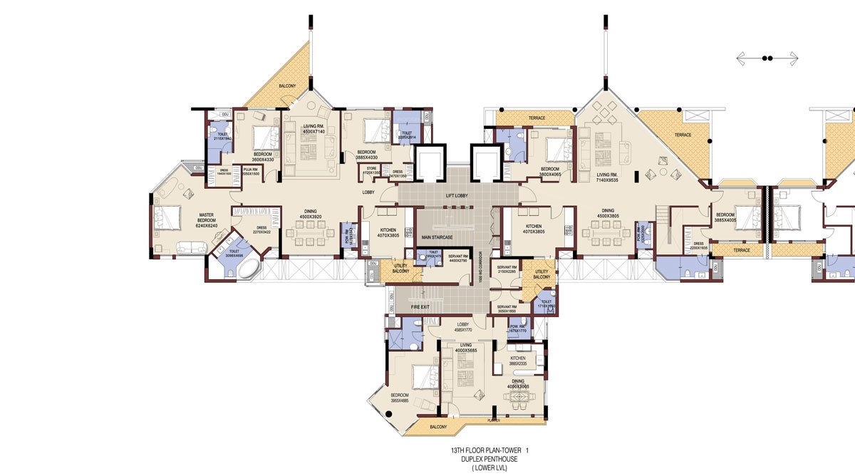 sea court Tower 1, 13th Floor