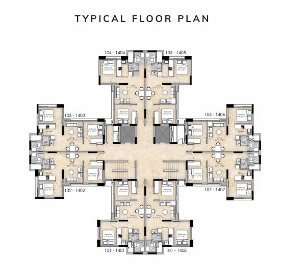  ekanta E01 Cluster Plan