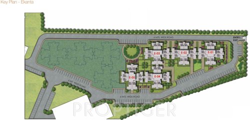  ekanta Images for Layout Plan of Arihant North Town Ekanta