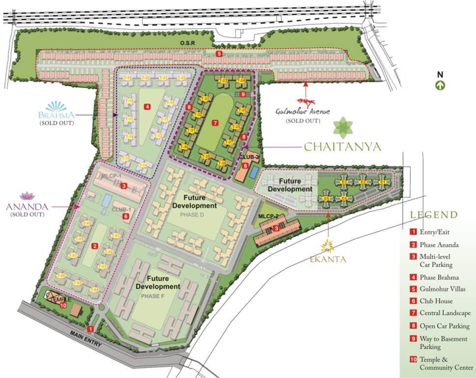  ekanta Images for Master Plan of Arihant North Town Ekanta