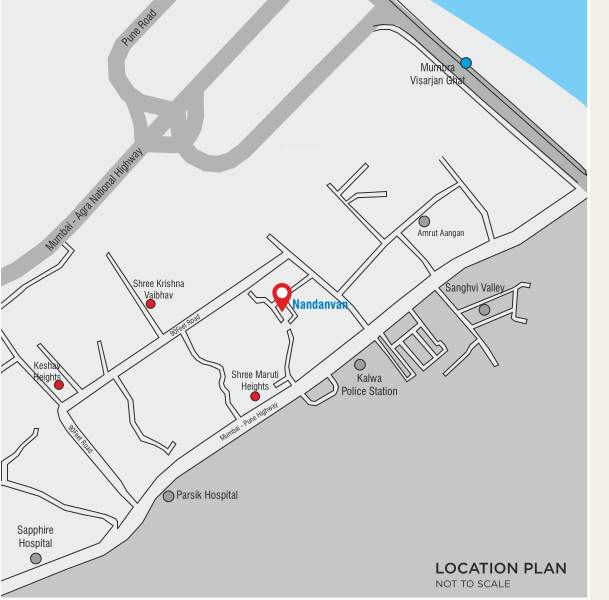  nandanvan homes Location Plan