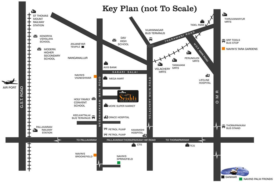 srishti Images for Location Plan of Navin Srishti