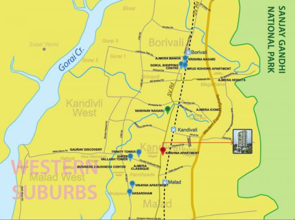 Images for Location Plan of Ajmera Krishna Apartment