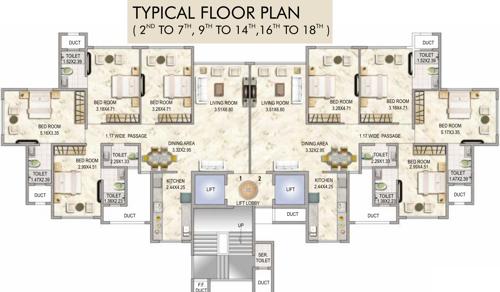 Images for Cluster Plan of Concrete Sai Srishti