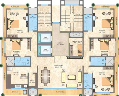 Images for Cluster Plan of Veena Developers Sahil Villa