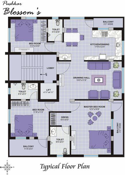Images for Cluster Plan of Pushkar Blossoms Images for Cluster Plan of Pushkar Blossoms