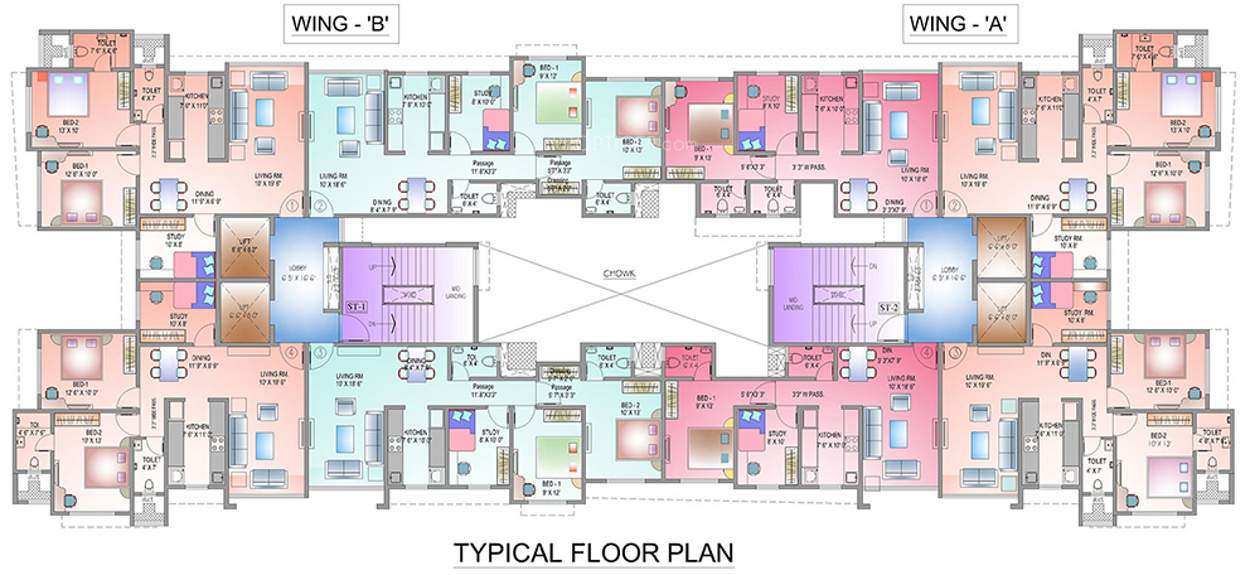  harmony Images for Cluster Plan of Chandak Harmony