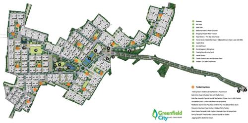  greenfield-city Images for Master Plan of Srijan Greenfield City Elite