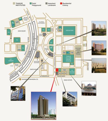 Images for Location Plan of Thakur Jewel Tower