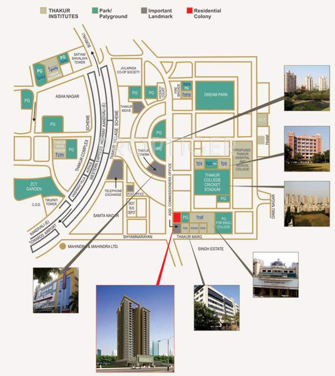 Images for Location Plan of Thakur Jewel Tower