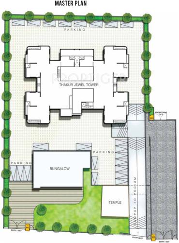 Images for Master Plan of Thakur Jewel Tower