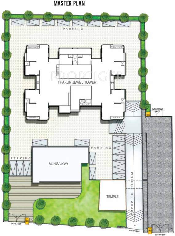 Images for Master Plan of Thakur Jewel Tower