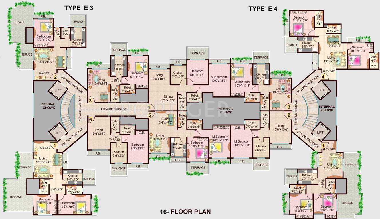  dhara Images for Cluster Plan of Lok Dhara