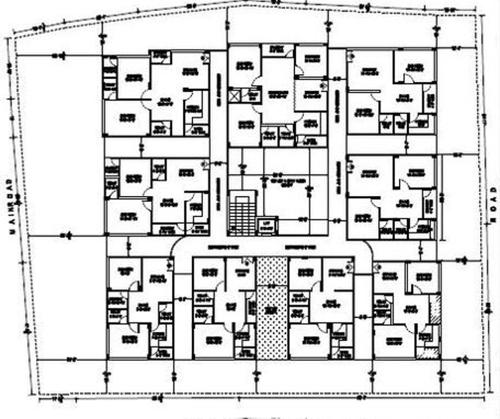 namishree-infrastructure chandralok-heights Chandralok Heights Cluster Plan for Typical Floor