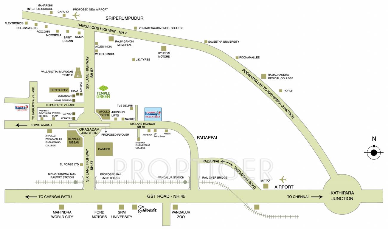 Images for Location Plan of Arun Compact Homes Vasanthaa