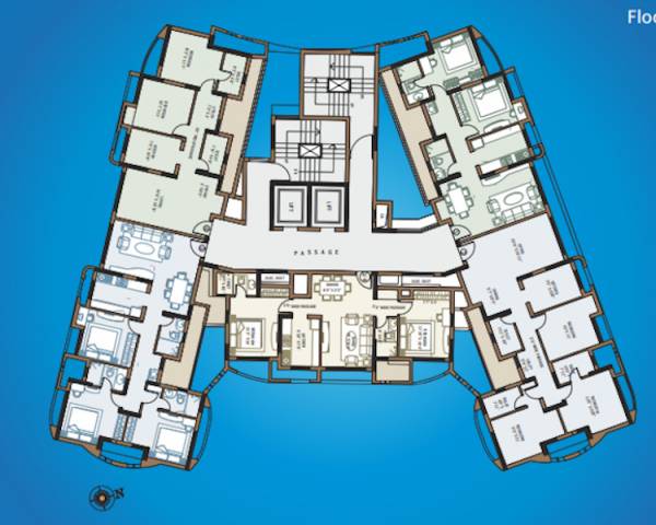 Single Block Cluster Plan siddhachal-v Single Block Cluster Plan