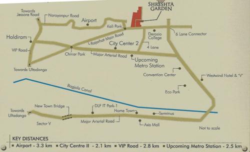  garden Images for Location Plan of Shreshta Garden