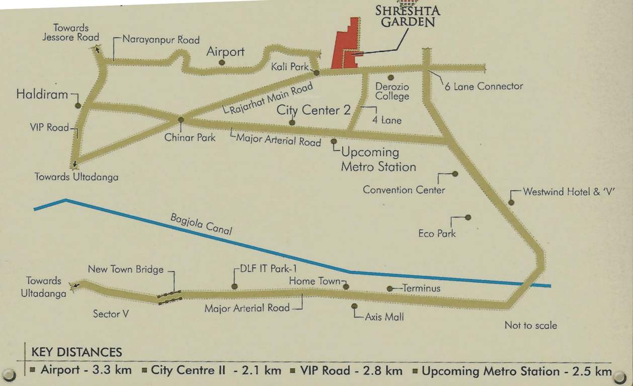  garden Images for Location Plan of Shreshta Garden