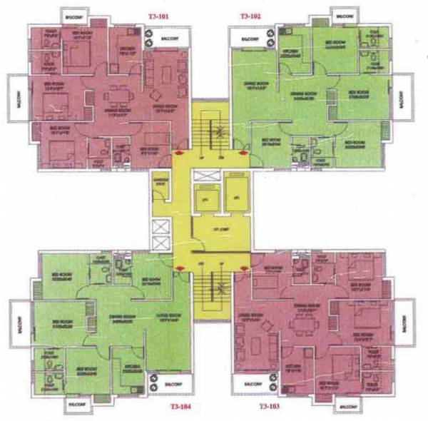Cluster Plan sushant-estate Cluster Plan
