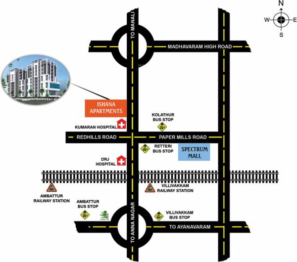  ishana-apartments Location Plan