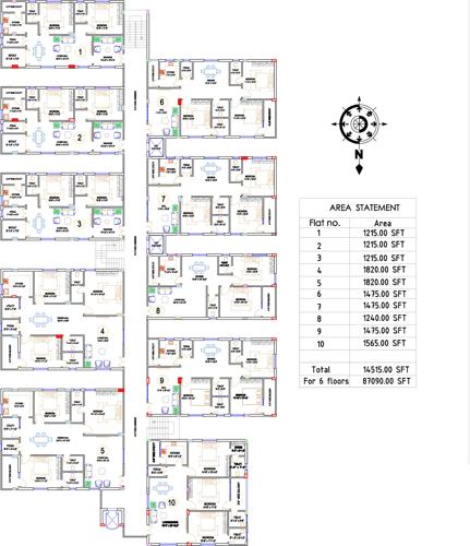  bharathi Images for Cluster Plan of Lahari Bharathi