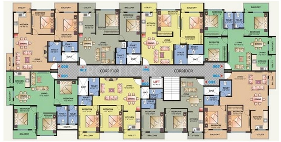 Images for Cluster Plan of Shravanthi Premier