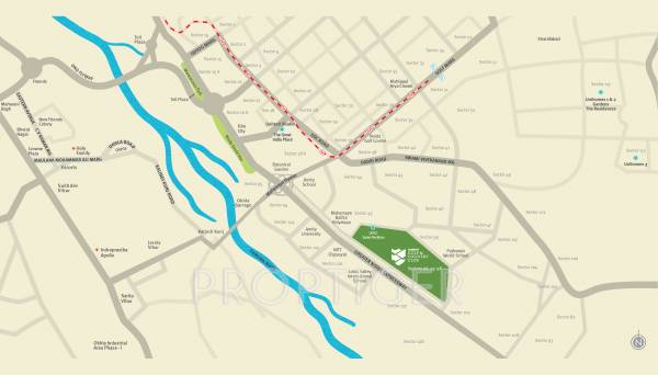 Images for Location Plan of Unitech UGCC Burgundy